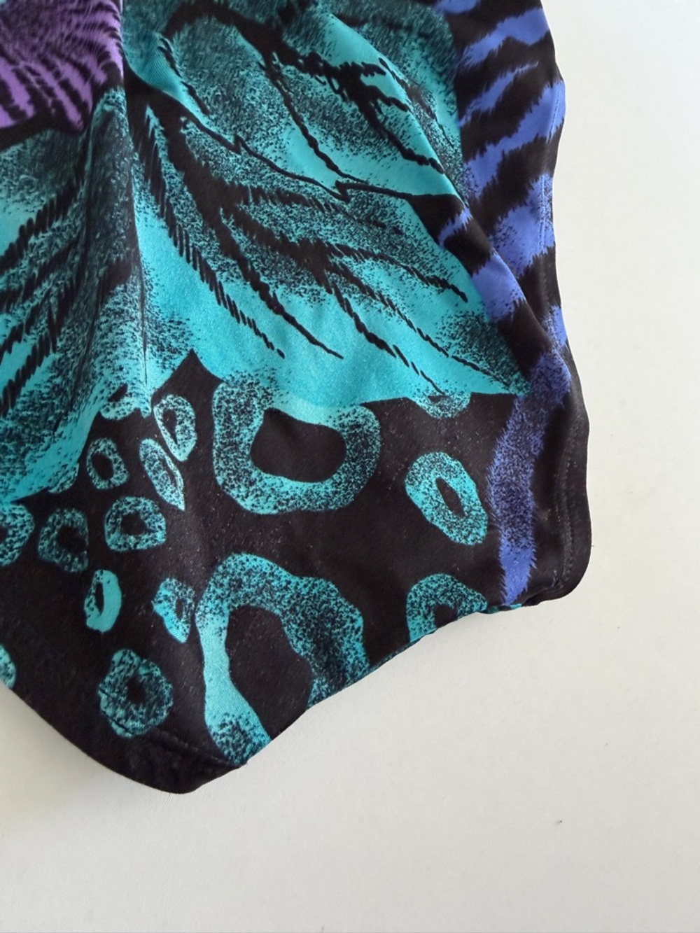 VTG 90s Jantzen Tiger Leopard Jungle Print One Piece Swim‎ Suit Small - Picture 12 of 15